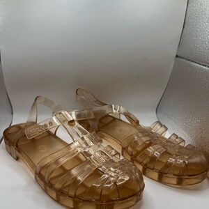 SHEIN Transparent Tan Breathable Sandals